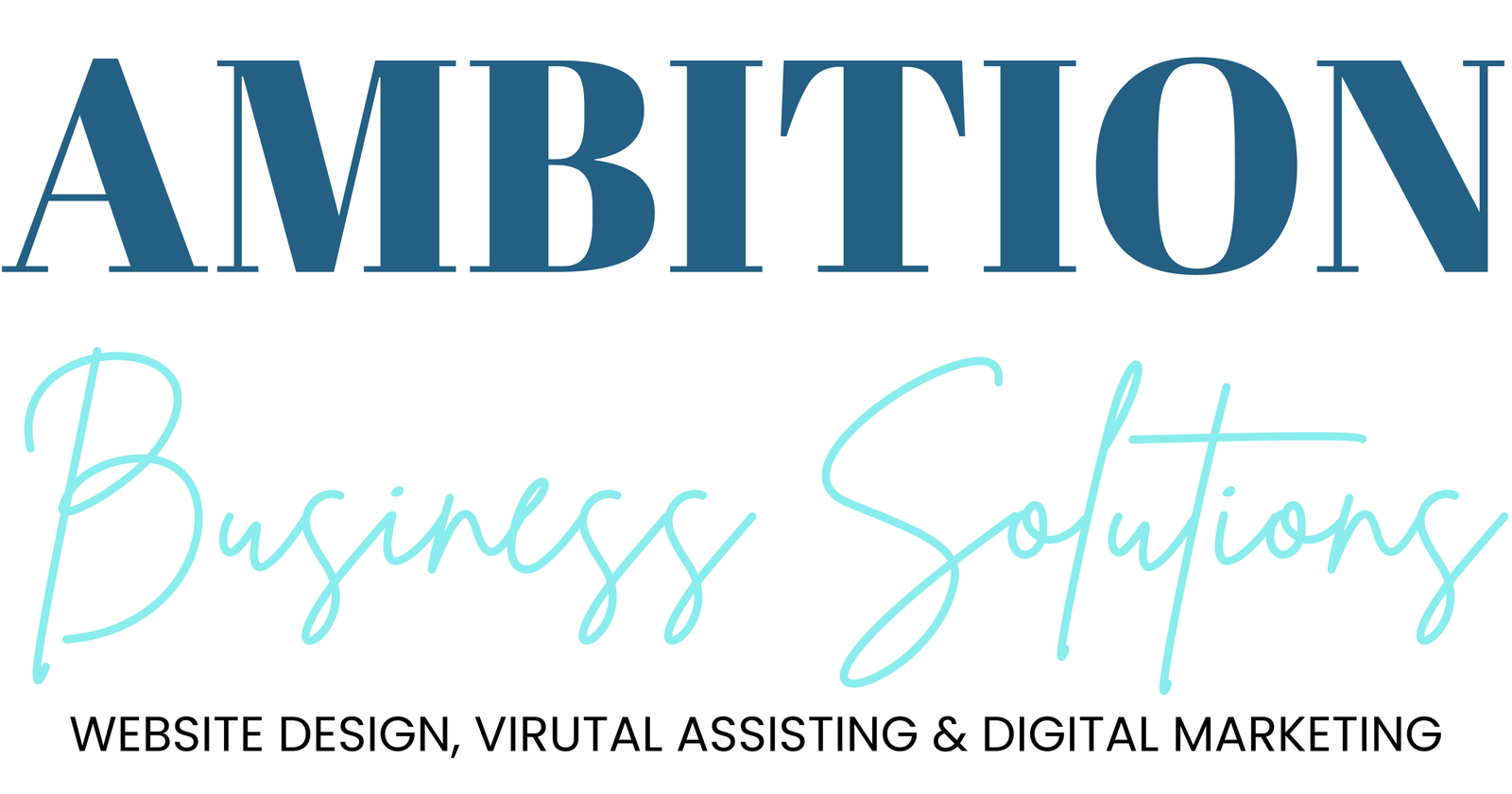 Cincinnati web design, website designer, local seo, digital marketer, logo for ambition business solutions.