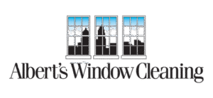 Albert’s Window Cleaning logo, a window cleaning client of Ambition Business Solutions